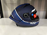 KASK MT THUNDER 4 SV R25 B5 MAT MAVİ RENKLİ CAM HEDİYELİ