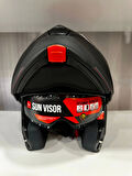 KASK MT GENESİS SV A2 ÇENE AÇILIR MAT SİYAH