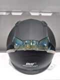 KASK MTS PRO 801 MAT SİYAH GÜNEŞ GÖZLÜKLÜ