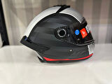 KASK MT THUNDER 4 SV TEARS B5 MAT SİYAH/KIRMIZI