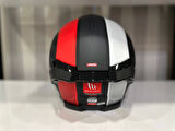 KASK MT THUNDER 4 SV TEARS B5 MAT SİYAH/KIRMIZI