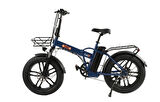 ALBA FOLD F PREMİUM 48V 10,4Ah LACİVERT ZIRHLI LASTİK