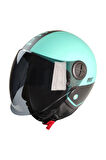KASK MTS FX-101 MAT MİNT/SİYAH ÇENESİZ