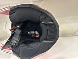 KASK LS2 AIRFLOW 2 COVER SİYAH-BEYAZ-GOLD PARLAK