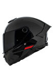 Kask Mt Thunder 4 Sv Solıd A1 Parlak Siyah Şeffaf Vizör