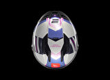 KASK MT STINGER TRON C8 PARLAK GRİ/PEMBE