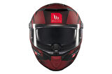 KASK MT THUNDER 4 SV LUMİNENCE D5 MAT KIRMIZI