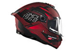 KASK MT THUNDER 4 SV LUMİNENCE D5 MAT KIRMIZI