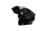 KASK SWAY 926 PARLAK SİYAH ÇENE AÇILIR