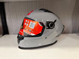 KASK MT BRAKER SV SOLİD A12 PARLAK NARDO GRİ