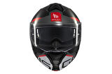 KASK MT GENESİS SV ATEMPO B15 ÇENE AÇILIR PARLAK KIR/BEYAZ