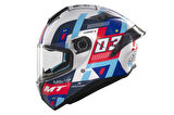 KASK MT HELMETS TARGO S D7 MAVİ SERGİO GARCIA