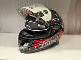 KASK SHIRO KATANA SV SAMURAİ KIRMIZI/SİYAH