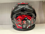 KASK SHIRO KATANA SV SAMURAİ KIRMIZI/SİYAH