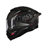 KASK MT THUNDER 4 SV LUMİNENCE D1 MAT GRİ/SİYAH