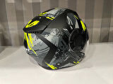 KASK SWAY SW-766 Matt Poıson Black Grey Yellow GÜNEŞ GÖZLÜKLÜ