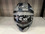 KASK HJC C10 KASK TEZ MC2SF MAT MAVİ/GRİ