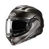 KASK HJC F100 MAT TITANIUM 180 DERECE ÇENE AÇILIR
