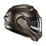 KASK HJC F100 MAT TITANIUM 180 DERECE ÇENE AÇILIR