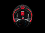 KASK MT STINGER TRON B15 PARLAK SİYAH/KIRMIZI