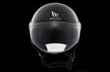 Kask Mt Helmets Street S A1 Mat Siyah Çenesiz
