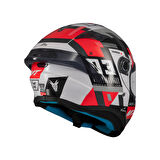 KASK MT HELMETS TARGO S B5 KIRMIZI SERGİO GARCIA