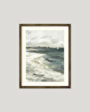 Deniz Manzarası ve Yelkenli Çerçeveli Poster