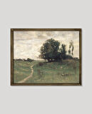 Vintage Manzara Çerçeveli Tablo