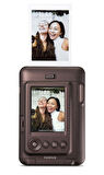 Fujifilm Instax Mini LiPlay Hybrid Deep Bronze Fotoğraf Makinesi 20'li Film Albüm ve Deri Kılıf Hedi