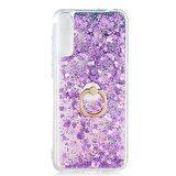 Smcase Huawei P Smart S Kılıf Milce Yüzüklü Sulu Silikon