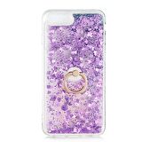 Smcase iPhone 8 Plus Kılıf Milce Yüzüklü Sulu Silikon