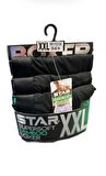 STAR 3 LÜ ERKEK JAKAR  KEMER SÜPERSOFT ORGANİK BAMBU KUMAŞ  BOXER 