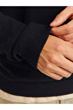 JCOMAZER KNIT CREW NECK Siyah Örme Kazak 12266511