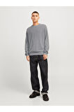 JCOMAZER KNIT CREW NECK Siyah Örme Kazak 12266511