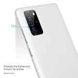 Smcase Samsung Galaxy Note 20 Ultra Kılıf Tpu Hayalet Silikon  Tam Kapatan Nano Ekran Koruyucu