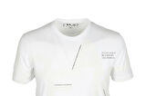 Erkek Tişört Bisiklet Yaka Beyaz %100 Pamuk Slim Fit Baskılı T-shirt NCS JEANS 1227