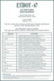 ETİDOT-67 BORLU GÜBRE 10 Kg.