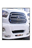 Ford Transit Krom Ön Panjur 3 Parça 2013-2019 Paslanmaz Çelik