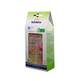 Bambino 2li Cam Biberon Seti 225ml+125ml  Kırmızı
