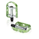 XLC PEDAL MTB ULTRALIGHT PD-M15 ALUMINYUM GÜMÜŞ YEŞİL  2022