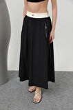 Soul Kadın Lastik Nakış Detaylı Etek 32148ETK