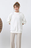 Soul 32117 Kadın Taşlı Basic Modal Sweat
