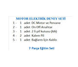 MOTOR ELEKTRİK DENEY SETİ