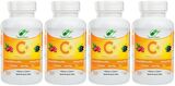 Yurdavit Vitamin C 4x100 Tablet Cordiceps Black Elderberry Citrus Bioflavonoids Zinc Sambucus Nigra
