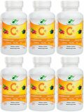 Yurdavit Vitamin C 6x100 Tablet Cordiceps Black Elderberry Citrus Bioflavonoids Zinc Sambucus Nigra