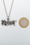 Slipknot Erkek Kadın Kolye Antik Gümüş Kaplama - 60 cm Düz Zincir