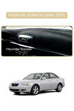 Hyundai Sonata 2004-2007 Torpido Koruma  Halısı -  Bej Kenar