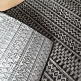 Yazlık İnce Hasır Halı Polyester (Yazlık , Veranda, balkon için)