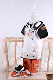 Babyhola Şort Tshirt Ayakkabı 3'lü Erkek Çocuk Yazlık Spor Takım 0760