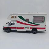 1:24 Ölçek Çek Bırak Metal Oyuncak Model Karavan